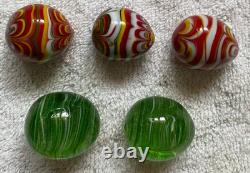 11 Murano Vintage Original Fancy Glass Eggs Hand Blown Plus Get 5 FREE Read
