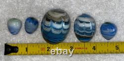 11 Murano Vintage Original Fancy Glass Eggs Hand Blown Plus Get 5 FREE Read