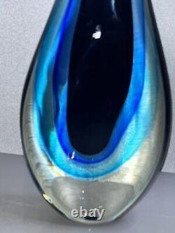 11Large Hand Blown Solid Glass Murano Art Sculpture Abstract Teardrop