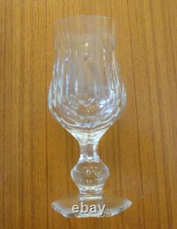 12-Maestri Muranesi Italian Murano Wine Glasses Hand Blown Cut Crystal MUR23