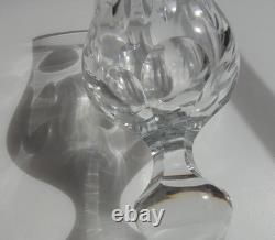 12-Maestri Muranesi Italian Murano Wine Glasses Hand Blown Cut Crystal MUR23