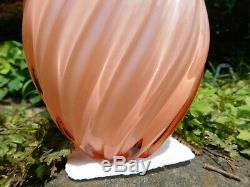 1950s Mid Century Archimede Seguso Pink Pillow Murano Glass Vase Italy
