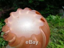1950s Mid Century Archimede Seguso Pink Pillow Murano Glass Vase Italy