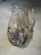 1998 Hand Blown & Signed MURANO Glass Pitcher withPainted Sea Life Scene