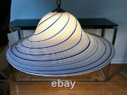 24 INCHES BEAUTIFUL Maestri Murano CHANDELIER LAMP Vintage Mid Century Modern