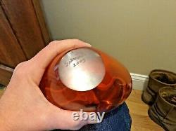 3 Hearts1 SIGNED Salviati MURANO ART GLASS HEART Vase1 Hand Blown Hanging