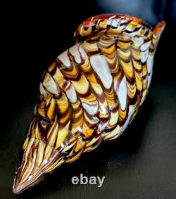 60's Hand Blown Murano Style Vintage Glass Art Conch Sea Shell Sculpture 10'long 60's Hand Blown Murano Style Vintage Glass Art Conch Sea Shell Sculpture 10'long