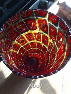 A RARE POLLIO PERELDA. By FRATELLI TOSO. Glass Vase