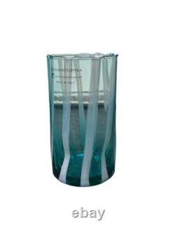 Alessandro Coppola Arte di Murano Italy Hand Blown Glass Tumblers Set of 6 NWT