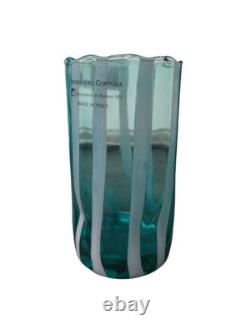 Alessandro Coppola Arte di Murano Italy Hand Blown Glass Tumblers Set of 6 NWT