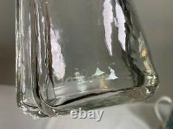 Alfredo Barbini Signed Murano Glass Heart Envelope Vase Italy 11 Tall Signed