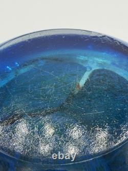 Andrea Tagliapietra Murano Art Glass Aquarium Fish Dish Signed 7 Sculpture