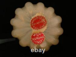Antique Art Glass Archimede Seguso White Opal Perfume with Dabber Stopper