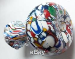 Antique Italian Murano Hand Made Art Blown Glass Vase