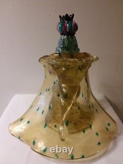 Antique Italian Venetian Murano Glass by Salviati Nativity King/WisemanSigned