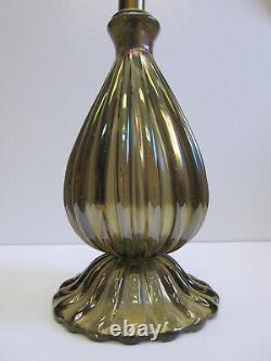 Antique MID CENTURY MODERN ITALIAN MURANO ART GLASS LAMP