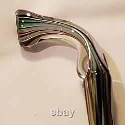 Antique Murano Art Glass Tobacco Pipe, Smoking Pipe Hand Blown EOD Whimsy 10.5