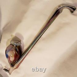 Antique Murano Art Glass Tobacco Pipe, Smoking Pipe Hand Blown EOD Whimsy 10.5