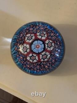 Antique Murano Millefiori Hand Blown Paper Weight