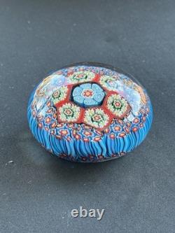 Antique Murano Millefiori Hand Blown Paper Weight