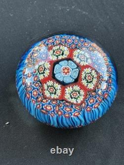 Antique Murano Millefiori Hand Blown Paper Weight