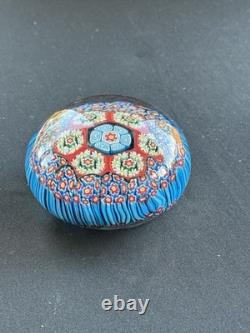 Antique Murano Millefiori Hand Blown Paper Weight