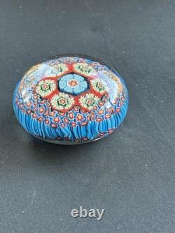 Antique Murano Millefiori Hand Blown Paper Weight
