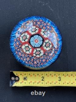 Antique Murano Millefiori Hand Blown Paper Weight