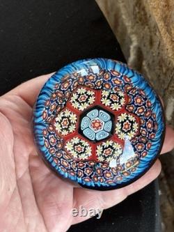 Antique Murano Millefiori Hand Blown Paper Weight