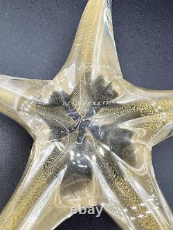 Archemede Seguso Murano Art Glass Star Fish Signed Elsa Perreti for Tiffany