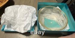 Archimede Seguso for Tiffany & Co Hand Blown Gold Bubble Bowl Murano signed