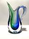 Art GLASS VASE Hand Blown''MURANO'' 10''Tall