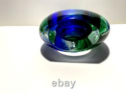 Art GLASS VASE Hand Blown''MURANO'' 10''Tall