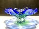 Art GLASS VASE Hand Blown''MURANO'' 10''in