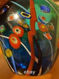 Art Glass Vase hand blown Murano Style