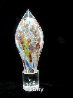 Attributed to LINO TAGLIAPIETRA Large Colorful MURANO Art Glass SCULPTURE