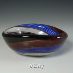 Aureliano Toso / Dino Martens Mezza Filigrana Glass Bowl