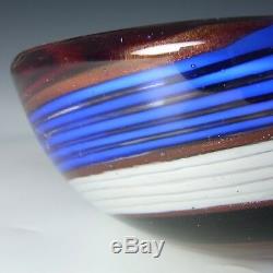 Aureliano Toso / Dino Martens Mezza Filigrana Glass Bowl