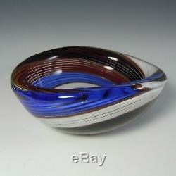 Aureliano Toso / Dino Martens Mezza Filigrana Glass Bowl