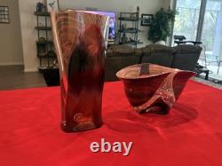 Authentic, Catalogs, Stamped Dino Rosin ORIGINAL Hand Blown Glass Murano, Italy