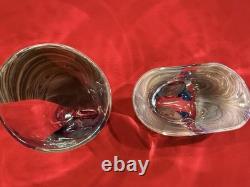 Authentic, Catalogs, Stamped Dino Rosin ORIGINAL Hand Blown Glass Murano, Italy