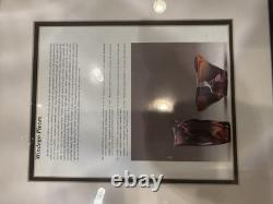 Authentic, Catalogs, Stamped Dino Rosin ORIGINAL Hand Blown Glass Murano, Italy