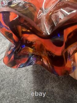 Authentic Murano Hand-Blown Art Glass Sculpture (Signed & Dated)