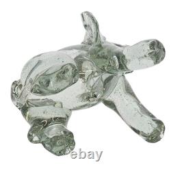 Barovier & Toso Murano Venetian Italian Green Hand Blown Elephant Figurine 6