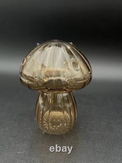 Beautiful Hand Blown Murano Glass Mushrooms 4 Pieces 5-6 Tall Beautiful Colors