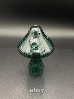 Beautiful Hand Blown Murano Glass Mushrooms 4 Pieces 5-6 Tall Beautiful Colors
