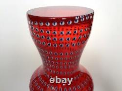 Bianconi Murano Glass Vase Hand Blown Sculpture vase