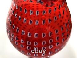 Bianconi Murano Glass Vase Hand Blown Sculpture vase