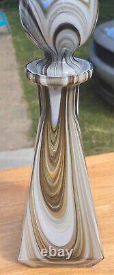 Blown Glass Decanter Italian Made Murano Hand Blown