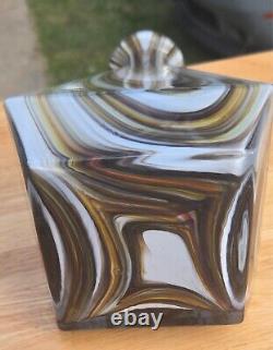 Blown Glass Decanter Italian Made Murano Hand Blown